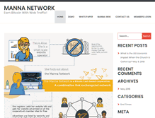 Tablet Screenshot of manna-network.com